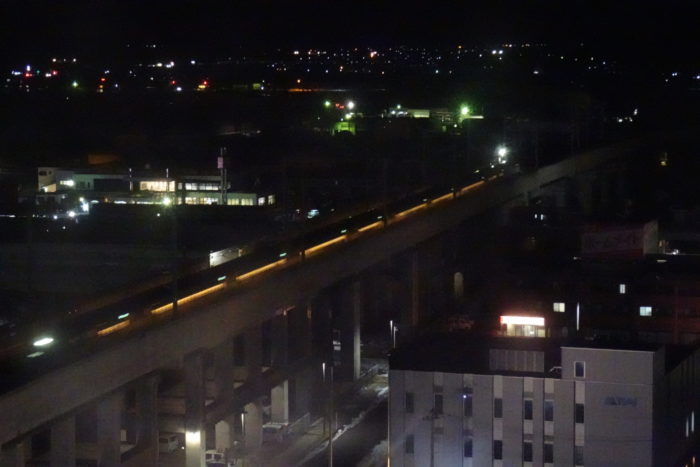 東横INN新青森駅東口の夜景